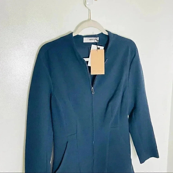 NEW MM Lafleur Higgins Jacket Staccato in Galaxy Blue Office Career Blazer - Picture 4 of 8